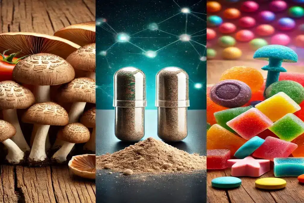 Shrooms vs Edibles 3 Shrooms vs Edibles 2 northwestpsilocybinshrooms.com