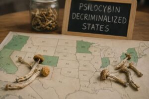 States Where Psilocybin Is Decriminalized 2 States Where Psilocybin Is Decriminalized